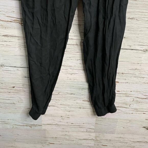 Talula Los Feliz Rayon Drawstring Jogger Style Pants Aritzia size small black - Picture 2 of 12